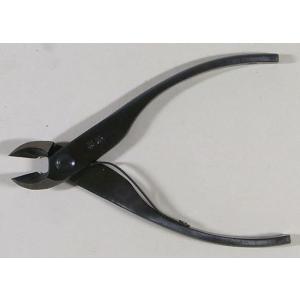 盆栽道具　ミニ又枝切　バネ付　兼進作　全長110mm　No.2B