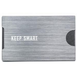 薄型名刺入れ　KEEP SMART キープスマート　財布の中　0.2ｍｍステンレス板で名刺が曲がらな...