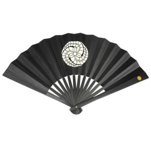 ☆尾形刀剣 鉄扇 8寸 黒地/金日の丸 金地/赤日の丸 TS-GB/日の丸 (扇子