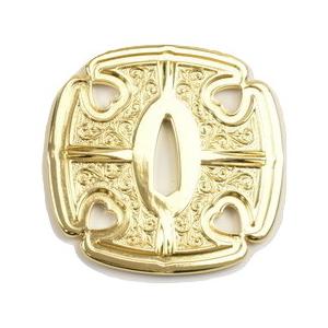 送料無料 鍔 TU-34 笹透かし 刀剣用鍔 つば : 岐阜関刃物工房V.ROAD