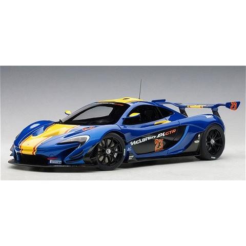 マクラーレン P1 GTR ブルー/イエロー （1/18 オートアート81542）