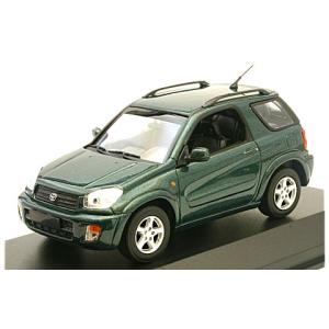 トヨタ RAV4  2000 ダークグリーンM （1/43 ミニチャンプス940166001）｜v-toys