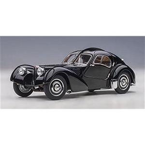 ブガッティ タイプ57SC アトランティック 1938 ブラック/ディスクホイール （1/43 オートアート50946）｜v-toys