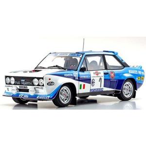 フィアット 131 アバルト ラリー 1981 コスタスメラルダ No1 （1/18 京商KS08376D）｜v-toys