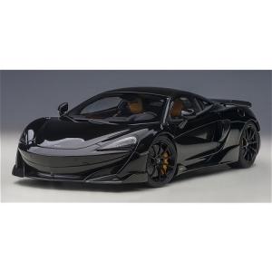 マクラーレン 600LT ブラック/カーボンルーフ （1/18 オートアート76081）｜v-toys