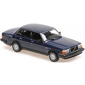 ボルボ 240 GL 1986 ダークブルー （1/43 ミニチャンプス940171405）｜v-toys