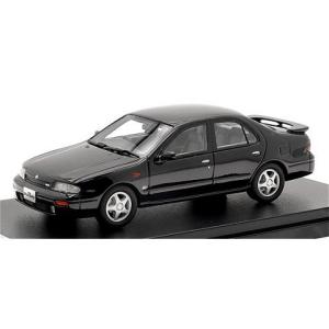 ニッサン ブルーバード 2000 SSS-G ATTESA 「S1 パッケージ」 1991 ブラックパールM （1/43 ハイストーリーHS380BK）｜v-toys