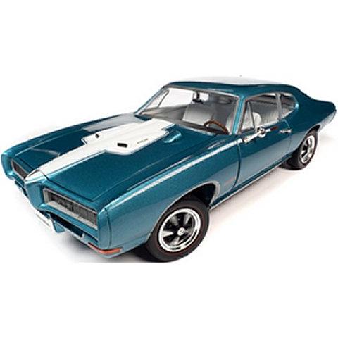 1968 ポンティアック GTO ターコイズ （1/18 アメリカンマッスルAMM1277）