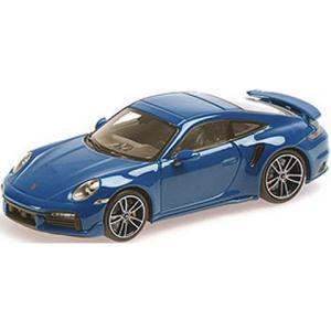 ポルシェ 911(992) ターボ S クーペ スポーツデザイン 2021 ブルー （1/43 ミニチャンプス410060072）｜v-toys