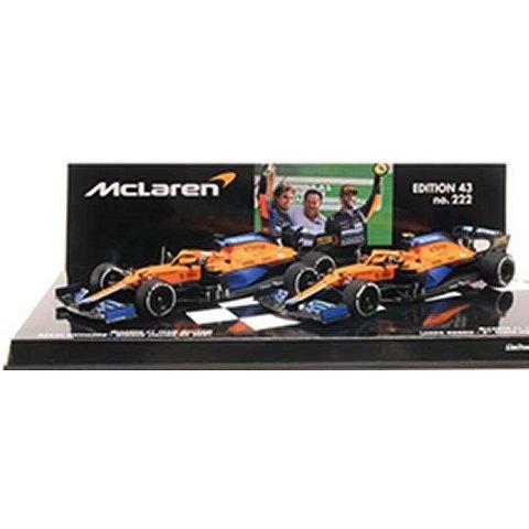 マクラーレン F1チーム MCL35M リカルド/ノリス イタリアGP 2021 1-2フィニッシュ...