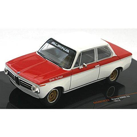 アルピナ 2002 Tii 1972 ホワイト/レッド （1/43 イクソ CLC481N）