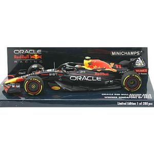 オラクル レッドブル レーシング RB18 S.ペレス シンガポールGP 2022 ウイナー （1/43 ミニチャンプス417221711）｜v-toys