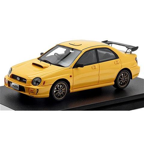スバル インプレッサ S202 STi Version 2002 アストラルイエロー （1/43 ハ...