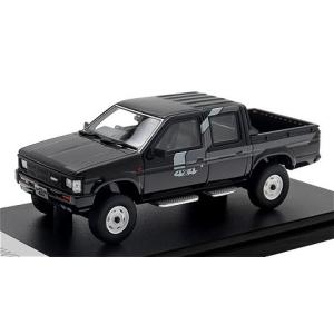 ニッサン ダットサン 4WD ダブルキャブ AD 1985 ブラック （1/43 ハイストーリーHS422BK）｜v-toys