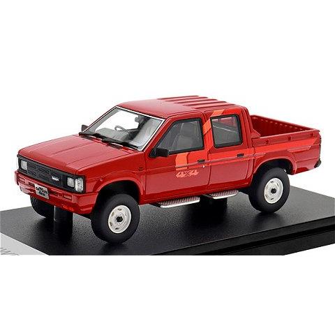 ニッサン ダットサン 4WD ダブルキャブ AD 1985 レッド （1/43 ハイストーリーHS4...