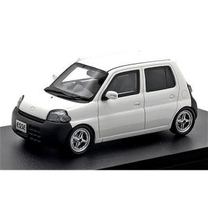 ダイハツ エッセ ECO ローダウンカスタム 2006 ホワイト （1/43 ハイストーリーHS431WH）｜v-toys