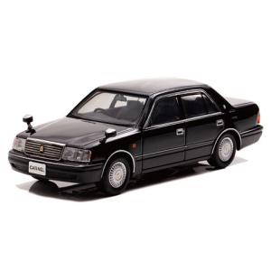 トヨタ クラウン ロイヤルサルーン G (JZS155) 1999 ブラック （1/43 カーネルCN439903）｜v-toys