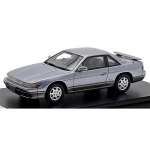 ニッサン シルビア Q's ダイヤパッケージ 1991 パープリッシュシルバーツートン （1/43 ハイストーリーHS450PP）｜v-toys