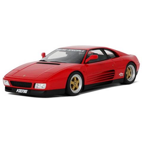 ケーニッヒ スペシャル 348 ツインターボ 1994 レッド （1/18 GTスピリット GTS4...