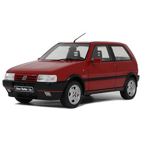 フィアット ウーノ ターボ i.e. 1990 レッド （1/18 オットーモビルOTM487）