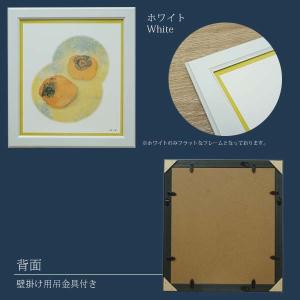 軽量 色紙額 ナチュラル/ブラウン/ホワイト ...の詳細画像2