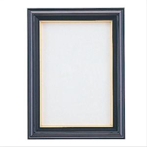 フジ 額縁 木製 肖像額 黒 金線入り 2L判 A151-290 : 額縁・アルバム