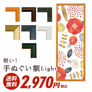 手ぬぐい額 ライト 全8色 前面PET板仕様（手ぬぐいは付属しません）手ぬぐい