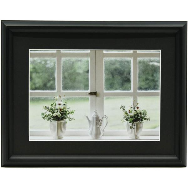 受発注品 フジカラー アルミ額縁 YA-6 六切 ブラック 写真立て 壁掛け フォトフレーム 額縁 ...