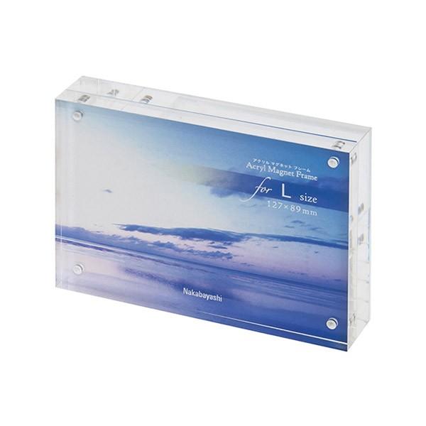受発注商品 ナカバヤシ Lサイズ アクリルフォトフレーム　アクリルマグネットフレーム L判 フ-AC...
