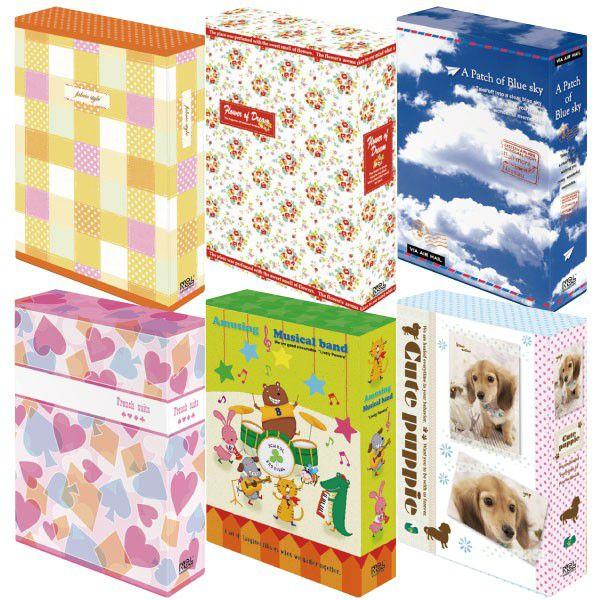 受発注商品 ナカバヤシ 3冊ボックス ポケットアルバム L判 180枚 フォトアルバム