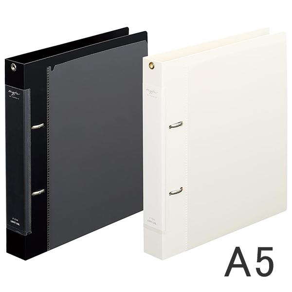 myfa 2穴リング A5 コレクションファイル ミルキーホワイト/ジェットブラック 推し活 リヒト...