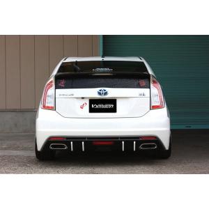 V-VISION プリウス30系 リアバンパースポイラー（マフラーカッター別