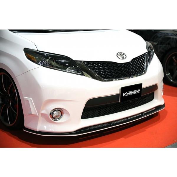V-VISION USシエナ フロントリップスポイラー FRP