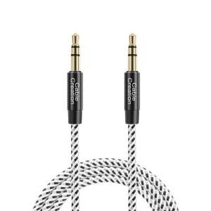 AUX,CableCreation 3.5mm AUX オーディオケーブル スリム＆ソフトAUXケーブル ヘッドフォン/iPod/iPhon｜v-west