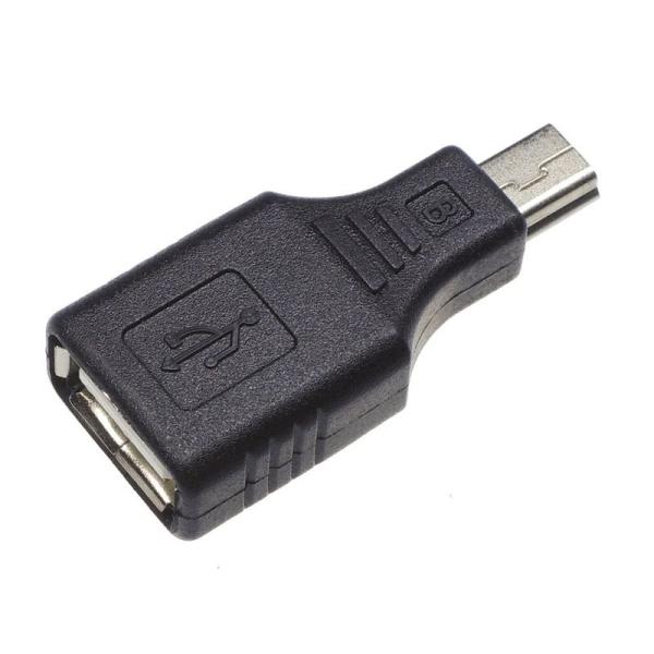 KAUMO USB 変換コネクタ (Aメス / mini-Bオス OTG スマートタイプ) KM-U...