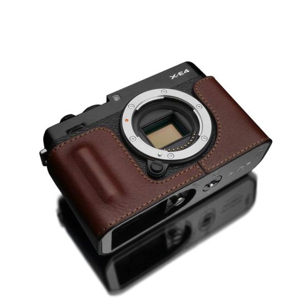 GARIZ FUJIFILM X-E4用 本革カメラケース HG-XE4BR ブラウン