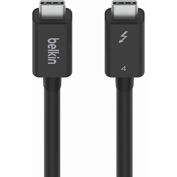 Belkin USB-Cケーブル Thunderbolt 4/USB4 100W 40Gbps高速デ...