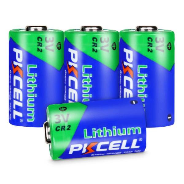 カメラ用 CR2 3vリチウム電池４個 PKCELL ハイパワーリチウム電池 CR15H270交換