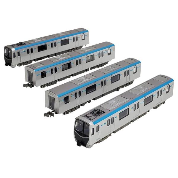 リニア地下鉄道コレクション 仙台市交通局2000系 東西線 銀帯 4両セット A ジオラマ用品 32...