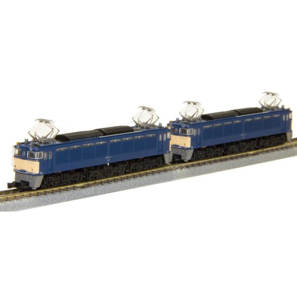 ロクハン Zゲージ EF63形 1次形 青 重連セット T038-1 鉄道模型 電気機関車