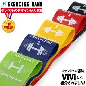 エクササイズバンド ループバンド トレーニングチューブ フィットネス ゴムバンド 5本 セット 収納袋付 筋トレ ダイエット ストレッチ