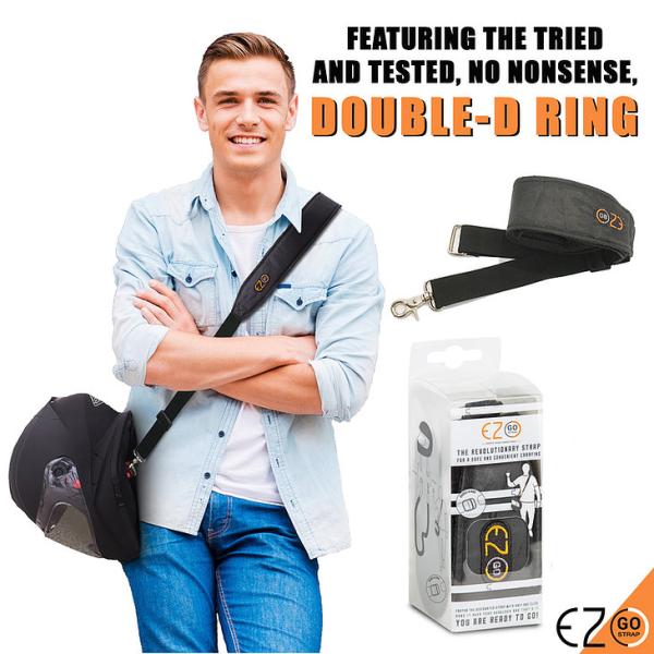 ヘルメットバッグ DDリングタイプ EZGO ストラップ ヘルメットショルダー イージーゴー　ハンズ...