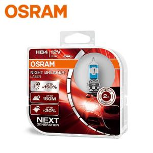 OSRAM　ドイツ製　ECE/DOT認証取得 純正ハロゲンバルブ交換用 NBL HB4バルブ　1セット（2個入）