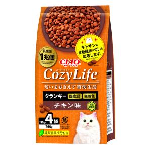 　CIAO (チャオ) Cozy Life (コージーライフ) クランキー チキン味 190g×4袋　