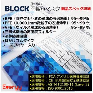 1パック 5枚入 個包装 高品質 不織布マスク...の詳細画像2