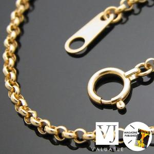 【50cm】18金【刻印入・本物】K18ロールチェーンネックレス 幅2.0mm 50cm】18金【刻印入・本物】K18ロールチェーンネックレス 幅2.0