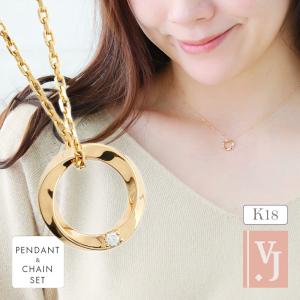 ahkahblanc（アーカーブラン） クロス ネックレス K18YG/ダイヤモンド