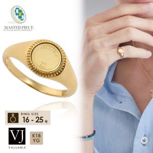 VJ【ブイジェイ】18金 メンズ リング イエローゴールド 18k「Master