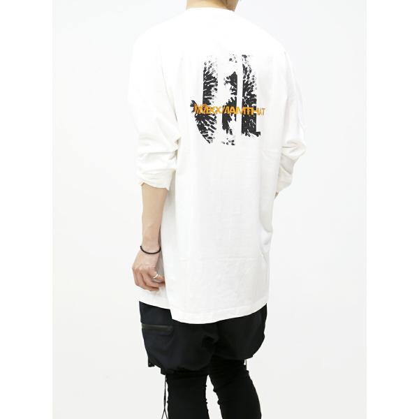 セール商品 30%OFF[NILoS][ニルズ]バックプリントロングスリーブTシャツ / ホワイトト...