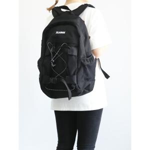 XLARGE エクストララージ STANDARD LOGO TRUCK HOOK BACKPACK / ブラック ファッション雑貨 バッグ バックパック